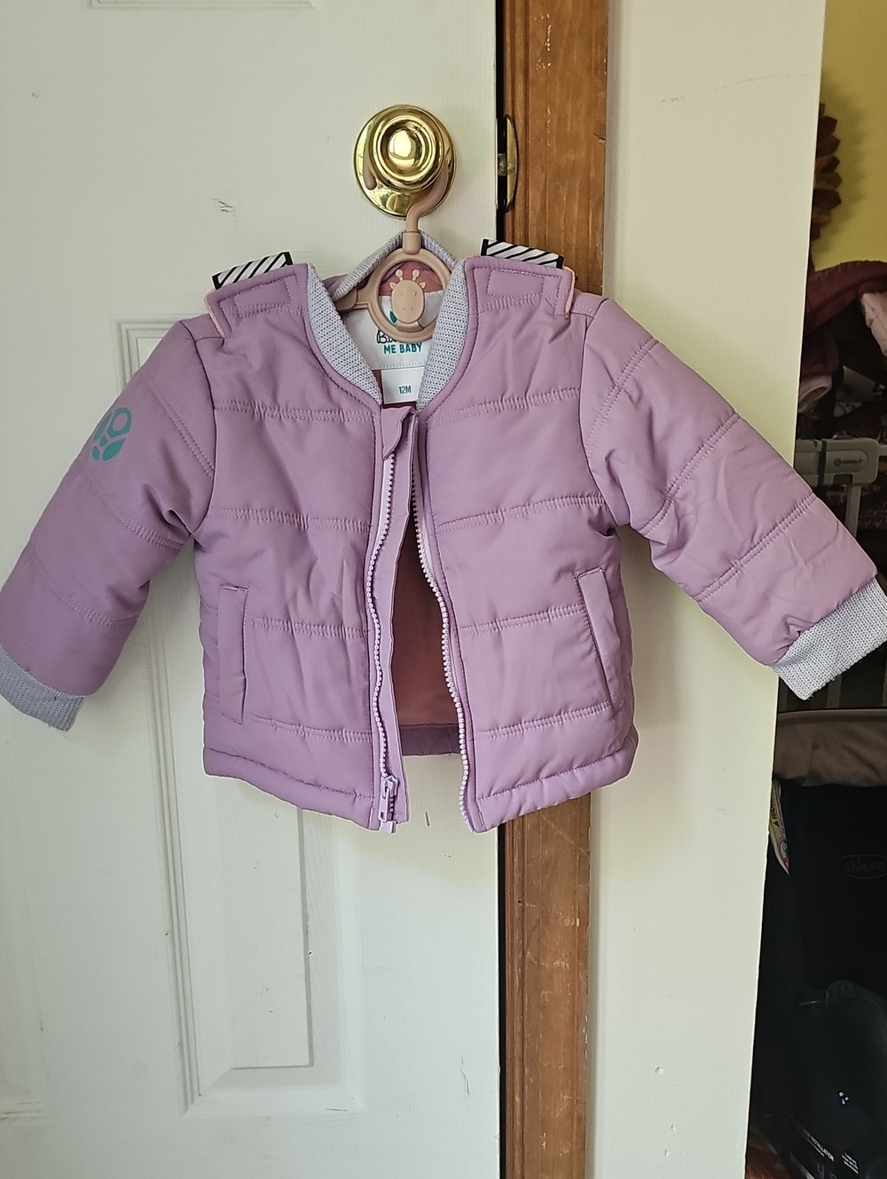 Buckle Kids Lilac Puffer Coat